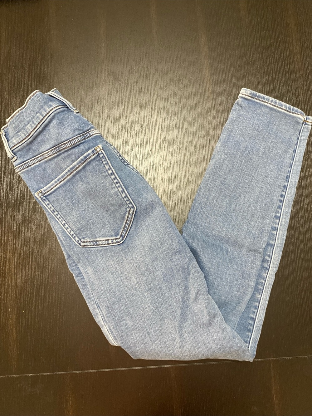 Express Light Blue High-Rise Skinny Jeans